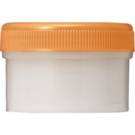 シンリョウ　ＳＫ軟膏容器　Ｂ型　６０ｍｌ　オレンジ　１セット（１００個）