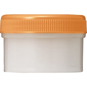 シンリョウ　ＳＫ軟膏容器　Ｂ型　６０ｍｌ　オレンジ　１セット（１００個）1