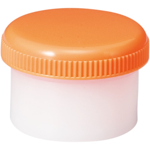 シンリョウ　ＳＫ軟膏容器　Ｂ型　６０ｍｌ　オレンジ　１セット（１００個）5