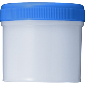 シンリョウ　ＳＫ軟膏容器　Ｂ型　１２０ｍｌ　青　１セット（１００個）