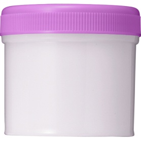 シンリョウ　ＳＫ軟膏容器　Ｂ型　１２０ｍｌ　紫　１セット（１００個）