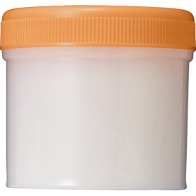 シンリョウ　ＳＫ軟膏容器　Ｂ型　１２０ｍｌ　オレンジ　１セット（１００個）