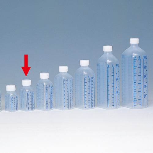 シンリョウ　プリントメモリ瓶　青目盛　６０ｍＬ　１セット（２００本）1