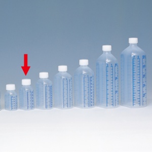 シンリョウ　プリントメモリ瓶　青目盛　６０ｍｌ　１セット（２００本）1