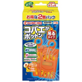 大日本除蟲菊　ＫＩＮＣＨＯ　コバエがポットン　吊るタイプ　１箱（２個）