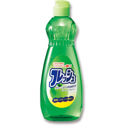 ロケット石鹸　フルーツ酸配合　フレッシュ　グリーンアップル　本体　６００ｍＬ　１本1
