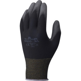 ショーワグローブ　簡易包装パームフィット手袋　Ｍ　ブラック　Ｂ０５００－ＭＢＬＫ１０Ｐ　１パック（１０双）