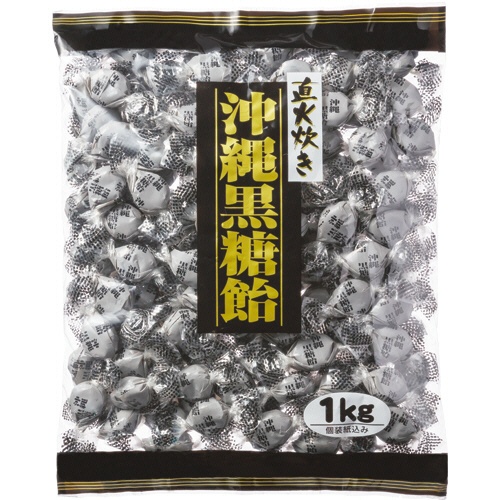 桃太郎製菓　沖縄黒糖飴　１ｋｇ　１パック1