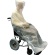 宇都宮製作　生き活き車いす用レインコート　使いきりタイプ　クリア　ＫＲ０９００－ＴＢ　１箱（５枚）2