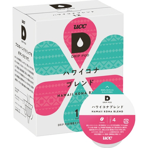 ＵＣＣ　ＤＲＩＰ　ＰＯＤ（ドリップポッド）　ハワイコナブレンド　１箱（１２杯）1