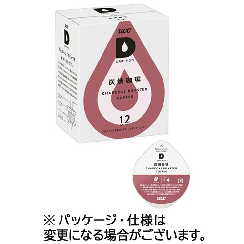 ＵＣＣ　ＤＲＩＰ　ＰＯＤ（ドリップポッド）　炭焼珈琲　１箱（１２杯）1