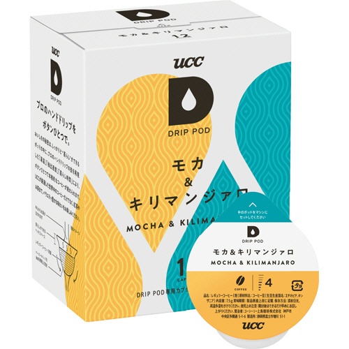 ＵＣＣ　ＤＲＩＰ　ＰＯＤ（ドリップポッド）　モカ＆キリマンジァロ　１箱（１２杯）1