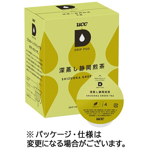 ＵＣＣ　ＤＲＩＰ　ＰＯＤ（ドリップポッド）　深蒸し静岡煎茶　１箱（１２杯）1
