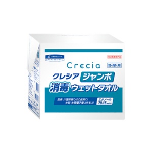 日本製紙クレシア　クレシア　ジャンボ消毒ウェットタオル　つめかえ用　１パック（２５０枚）1