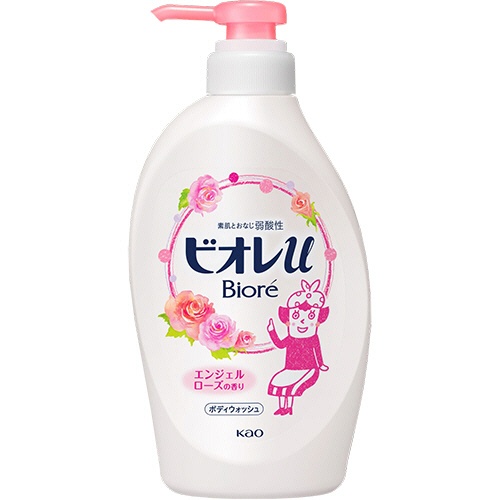 花王　ビオレｕ　ボディウォッシュ　エンジェルローズの香り　本体　４８０ｍＬ　１本1