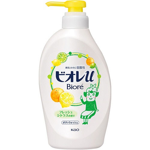 花王　ビオレｕ　ボディウォッシュ　フレッシュシトラスの香り　本体　４８０ｍＬ　１本1