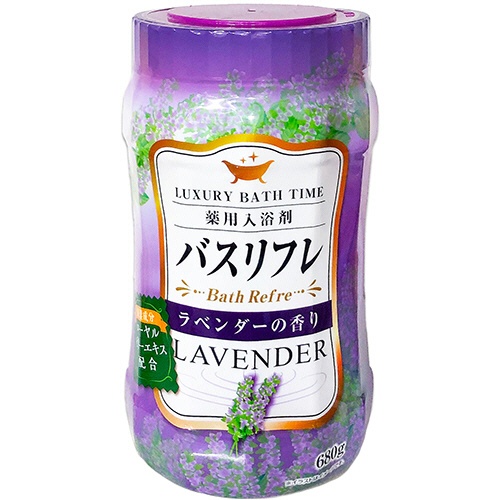 ライオンケミカル　薬用入浴剤バスリフレ　ラベンダーの香り　本体　６８０ｇ　１本1