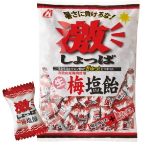 桃太郎製菓　激しょっぱ生梅塩飴　１ｋｇ　１パック