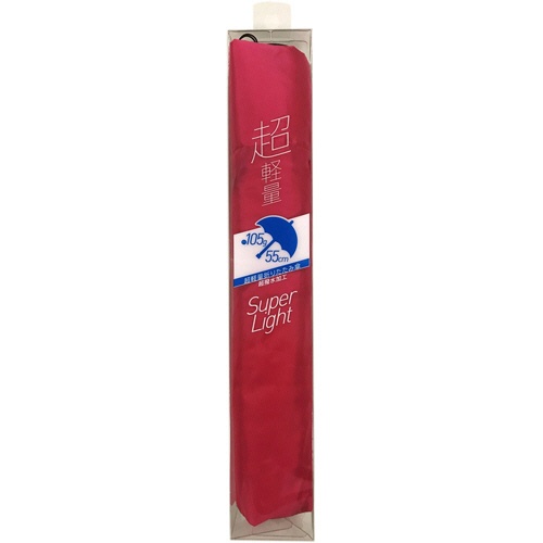 パルタック　超軽量折りたたみ傘　５５ｃｍ　ローズピンク　１本1