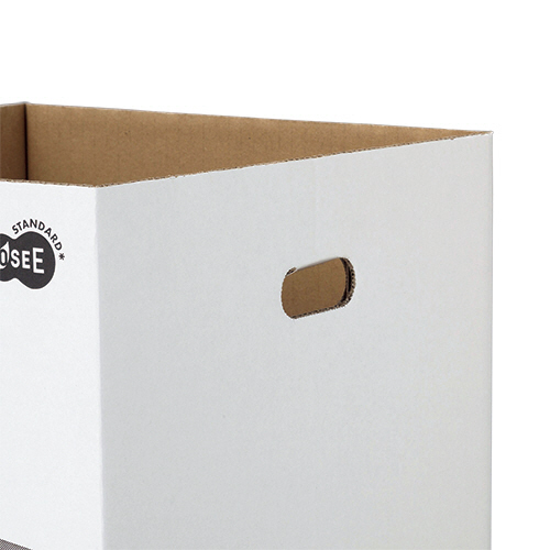 たのめーる】TANOSEE ダンボールゴミ箱 45L 1セット(3枚)の通販