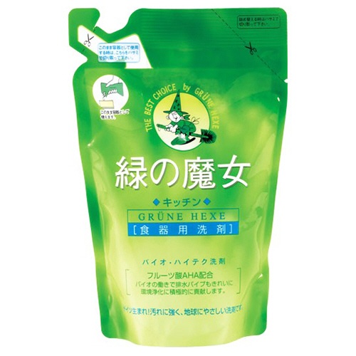 ミマスクリーンケア　緑の魔女　キッチン（食器用洗剤）　詰替用　３６０ｍｌ　１個1