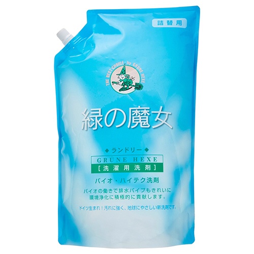 ミマスクリーンケア　緑の魔女　ランドリー（洗濯用洗剤）　詰替用　２Ｌ　パウチキャップ付　１本1