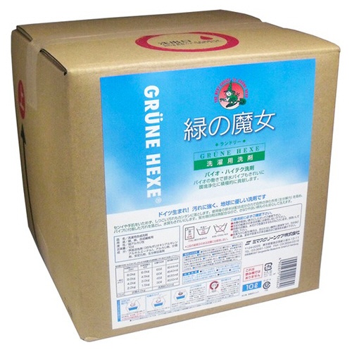 ミマスクリーンケア　緑の魔女　ランドリー（洗濯用洗剤）　詰替用　１０Ｌ　バッグインボックス入　１本1