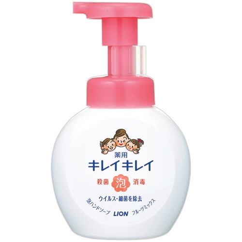 ライオン　キレイキレイ　薬用　泡ハンドソープ　フルーツミックスの香り　本体　２５０ｍＬ　１個1