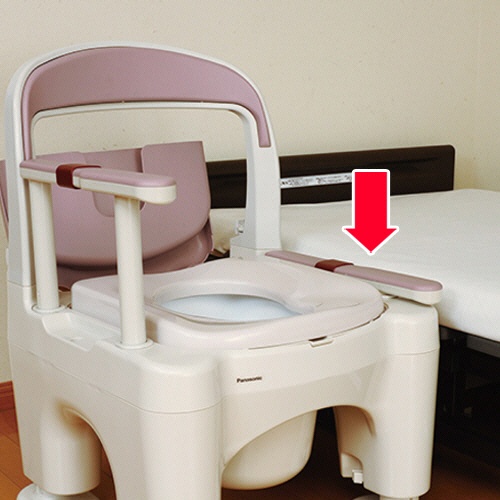 パナソニック　エイジフリー　ポータブルトイレ　座楽　ラフィーネ　プラスチック便座　ベージュ　ＰＮ－Ｌ３０２００ＢＥ　１台2