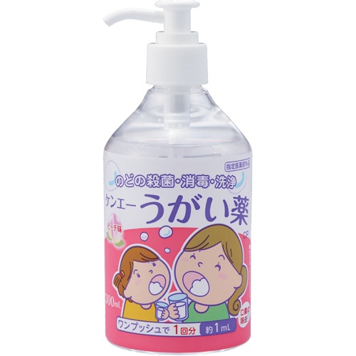 健栄製薬　ケンエー　うがい薬ＣＰ　ピーチ味　３００ｍＬ　１本1