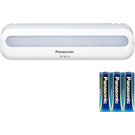 パナソニック　ＬＥＤマグネットライト　乾電池エボルタＮＥＯ単３形３本付　ホワイト　ＢＦ－ＢＬ１０Ｎ－Ｗ　１個