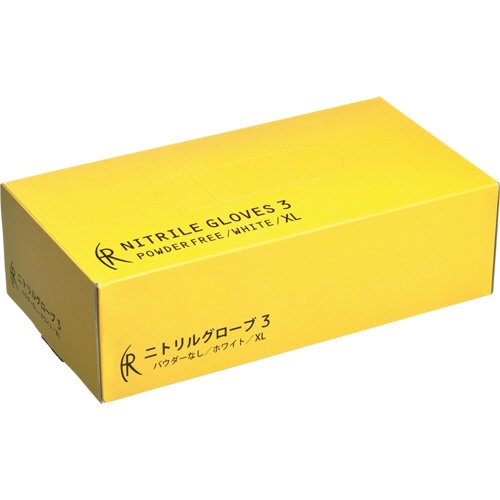 ファーストレイト　ニトリルグローブ３　パウダーフリー　ＸＬ　ＦＲ－５５５９　１箱（２００枚）1