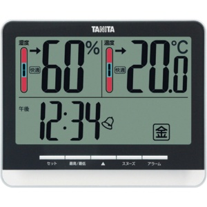 タニタ　温湿度計　ブラック　ＴＴ－５３８ＢＫ　１個1