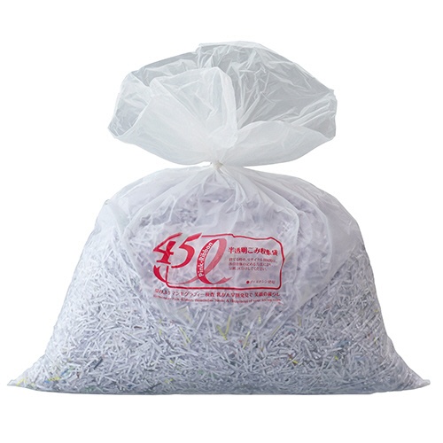 ジャパックス　容量表示入りゴミ袋　ピンクリボンモデル　乳白半透明　４５Ｌ　ＴＳＰ４５　１パック（１０枚）3