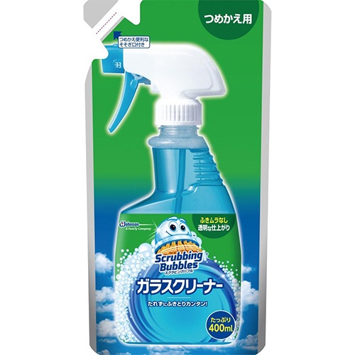 ジョンソン　スクラビングバブル　ガラスクリーナー　つめかえ用　４００ｍＬ　１個1
