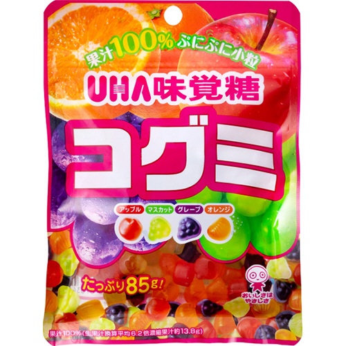 ＵＨＡ味覚糖　コグミ　８５ｇ　１パック1