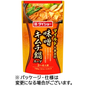 ダイショー　味噌キムチ鍋スープ　７５０ｇ　１個1