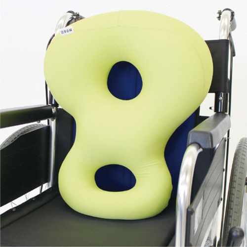 ＭＯＧＵ　背すじをのばす８の字クッション　青　１個2