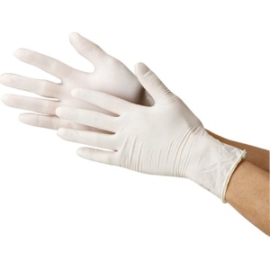 川西工業　ニトリル使いきり手袋　ストロング　粉なし　ホワイト　Ｌ　２０３７Ｗ－Ｌ　１箱（１００枚）2