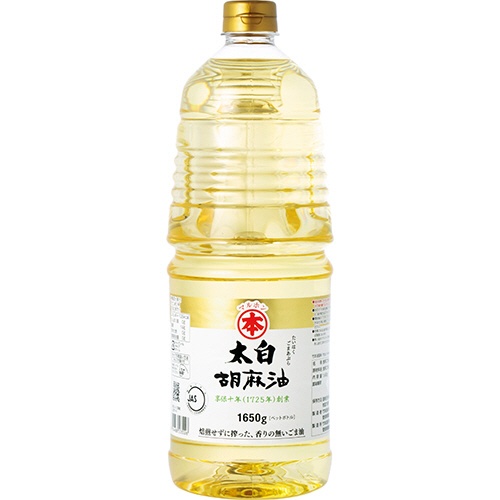 竹本油脂　マルホン　太白胡麻油　１６５０ｇ　１本1