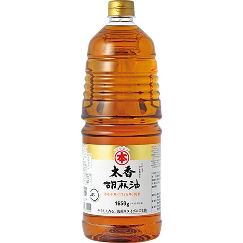 竹本油脂　マルホン　太香胡麻油　１６５０ｇ　１本1