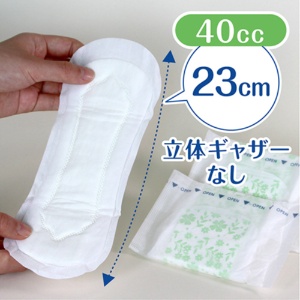 日本製紙クレシア　ポイズ　さらさら素肌　吸水ナプキン　安心の少量用　立体ギャザーなし　１パック（２２枚）3