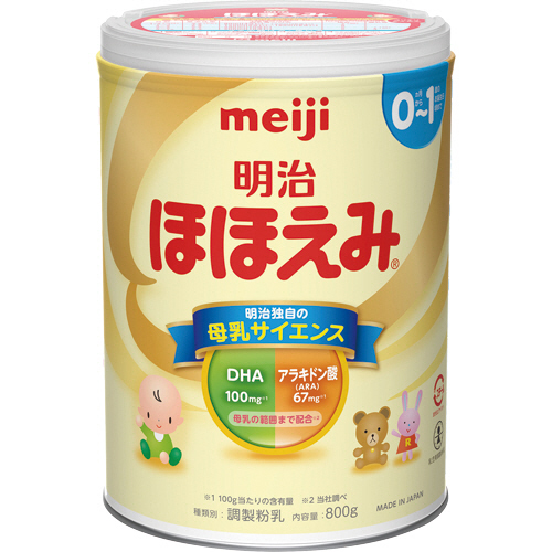 たのめーる】明治 乳児用ミルク ほほえみ 大缶 800g 1個の通販