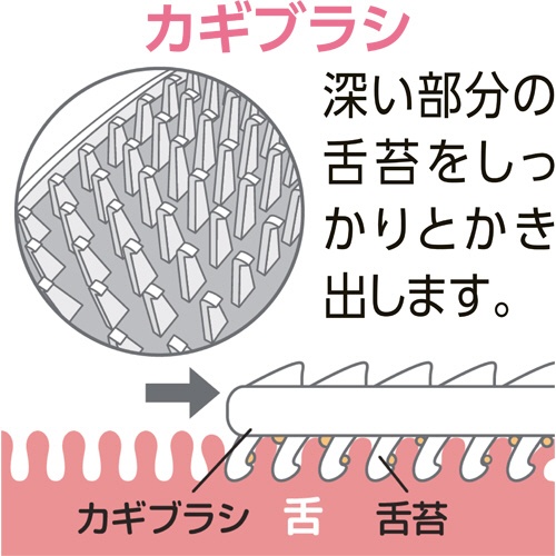 松本金型　新感覚舌ブラシ　したつつみ　ピンク　１本7