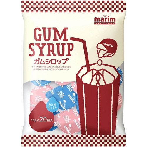 味の素ＡＧＦ　マリーム　スイート・シリーズ　ガムシロップ　１１ｇ／個　１袋（２０個）1