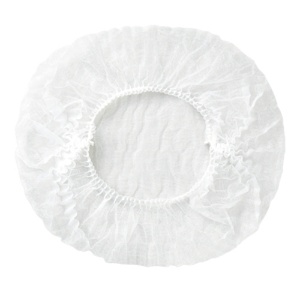 川西工業　不織布使いきりヘアキャップ　ホワイト　７０４５　１箱（１００枚）2