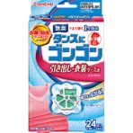 大日本除蟲菊　ＫＩＮＣＨＯ　タンスにゴンゴン　衣類の防虫剤　引出し・衣装ケース用　無臭　１箱（２４個）