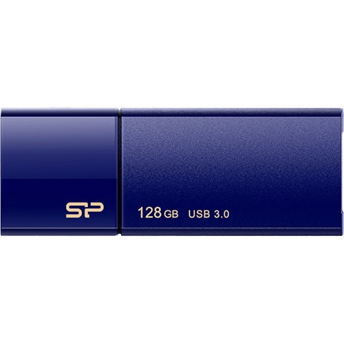 シリコンパワー　ＵＳＢ３．０　スライド式フラッシュメモリ　１２８ＧＢ　ネイビー　ＳＰ１２８ＧＢＵＦ３Ｂ０５Ｖ１Ｄ　１個1