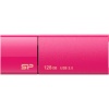 シリコンパワー USB3.0 スライド式フラッシュメモリ 128GB ピンク SP128GBUF3B05V1H 1個
