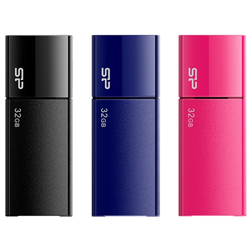 シリコンパワー　ＵＳＢ２．０フラッシュメモリ　Ｕｌｔｉｍａ　Ｕ０５　３２ＧＢ　ＳＰ０９６ＧＢＵＦ２Ｕ０５ＶＣＭ　１パック（３個）1